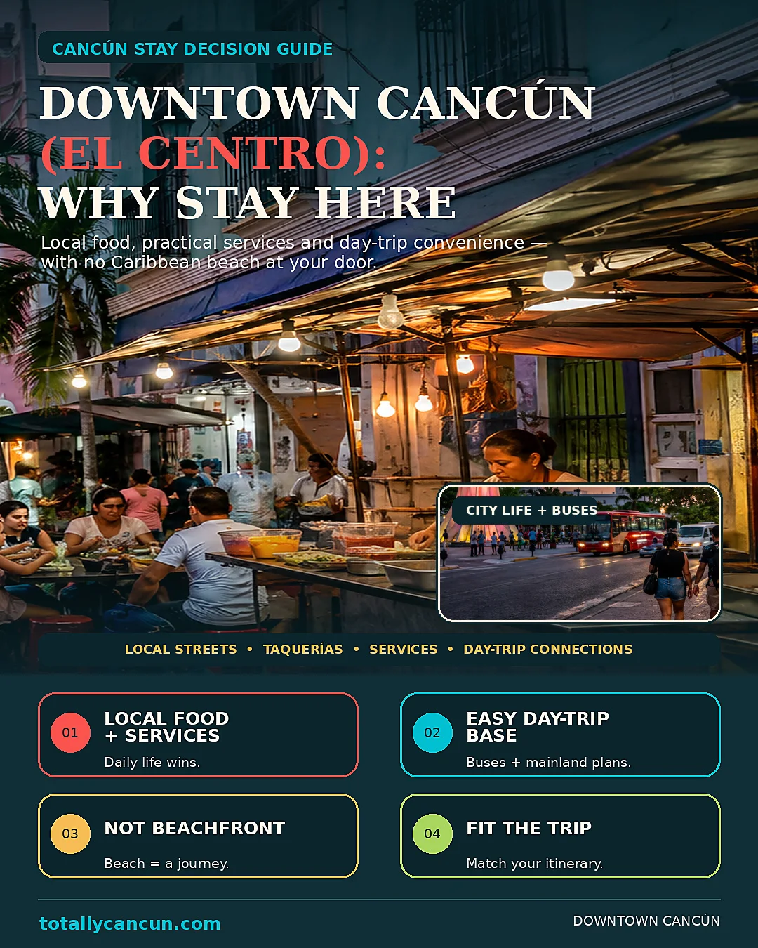 Downtown Cancún (El Centro): Why Stay Here